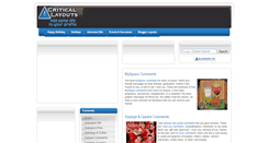 Desktop Screenshot of criticallayouts.com